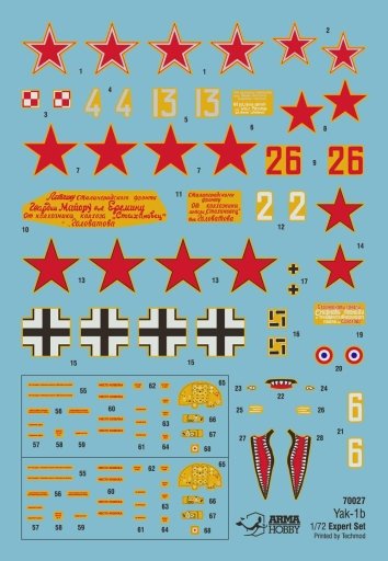 Arma Hobby 70027 Jakowlew Jak-1b Expert Set 1/72 – imagen 16