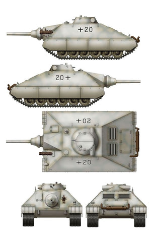 Das Werk DW35019 Schwerer kleiner Panzerkampfwagen German Heavy Tank Project 1944 (2 in 1) 1/35 – immagine 7