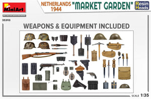 MiniArt 35393 MARKET GARDEN NETHERLANDS 1944. RESIN HEADS 1/35 – imagen 3