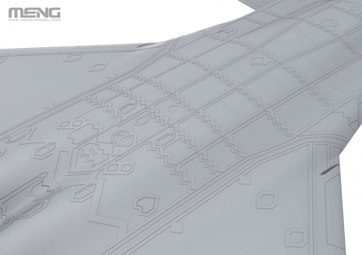 Meng LS-002 Chinese J-20 Stealth Fighter 1/48 – immagine 8