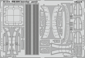 Eduard 32371 MH-60S interior 1/35 ACADEMY – imagen 3