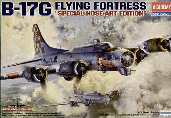Academy 12414 B-17G Flying Fortress Special Nose Art Edition 1/72 – imagen 10
