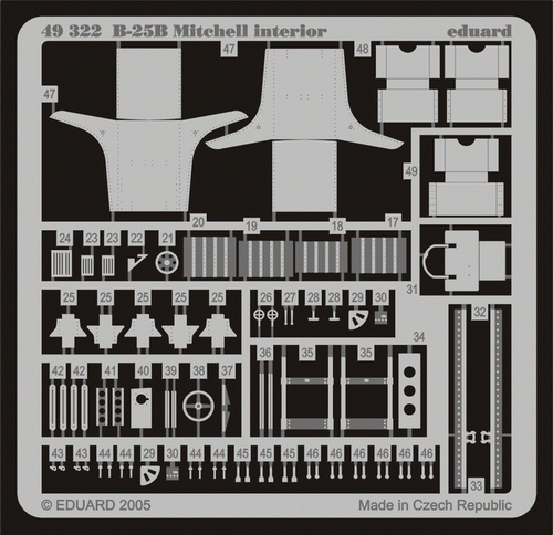 Eduard BIG4862 B-25G 1/48 ACCURATE MINIATURES – Bild 7