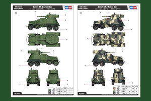 Hobby Boss 83838 Soviet BA-3 Armor Car 1/35 – zdjęcie 3