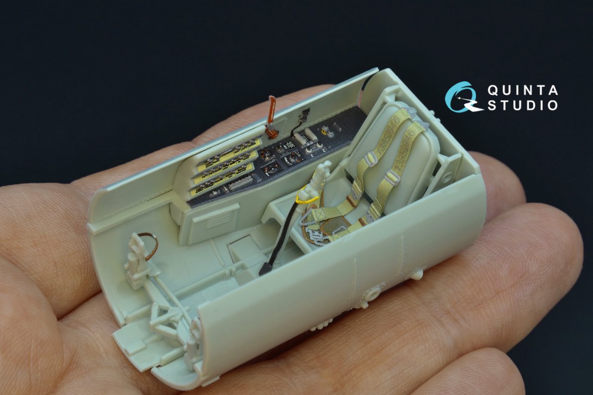 Quinta Studio QD32069 Me 262A 3D-Printed &amp;amp; coloured Interior on decal paper (Revell) 1/32 – imagen 5