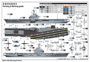 Trumpeter 06743 USS Intrepid CVS-11 1/700 – imagen 6