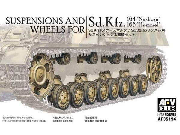 AFV Club 35194 Suspensions and Wheels for Nashorn and Hummel (Sd.Kfz 164-165) 1/35