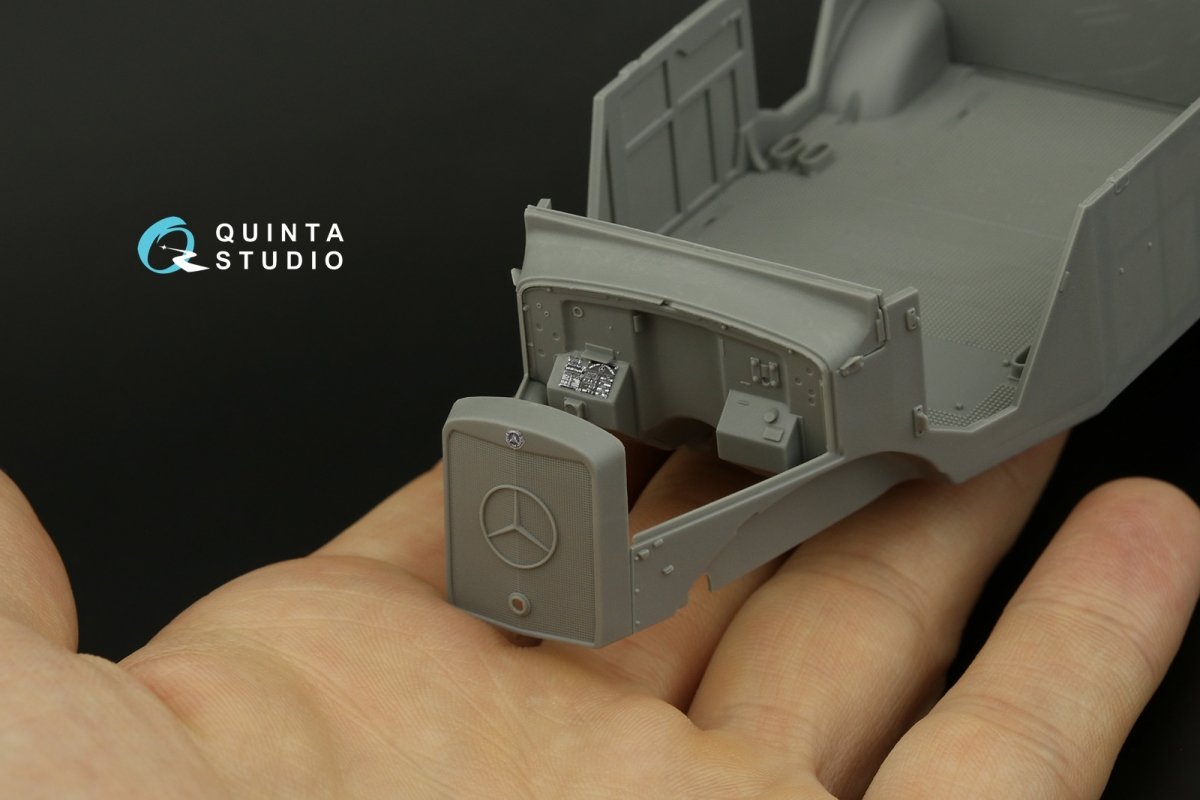 Quinta Studio QD35071 Mercedes-Benz L1500A 3D-Printed &amp;amp; coloured Interior on decal paper (MiniArt) 1/35 – immagine 8