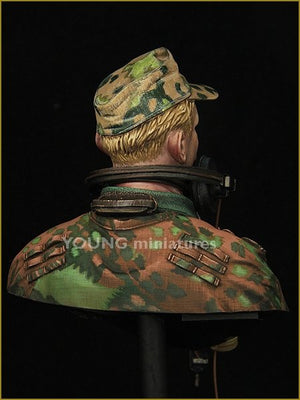 Young Miniatures YM1851 German WAFFEN SS Panzer Officer WWII 1/10 – imagen 5