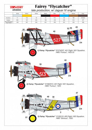 Armory Models 48002 Fairey Flycatcher British interwar FAA Fighter, late version, w/ Jaguar-IV engine 1/48 – imagen 6
