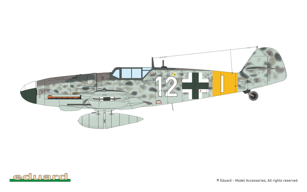 Eduard 70158 Messerschmitt Bf-109 G-5 (Profipack Edition) 1/72 – zdjęcie 5