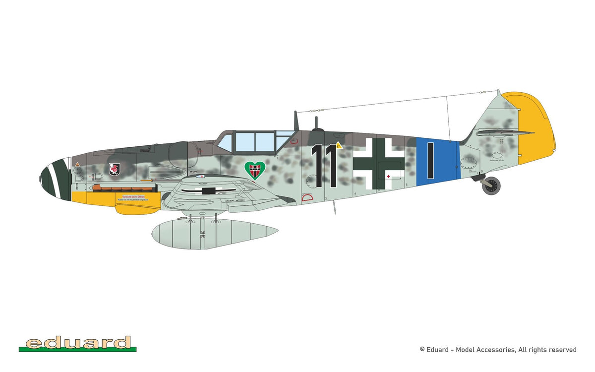 Eduard 70158 Messerschmitt Bf-109 G-5 (Profipack Edition) 1/72 – zdjęcie 6