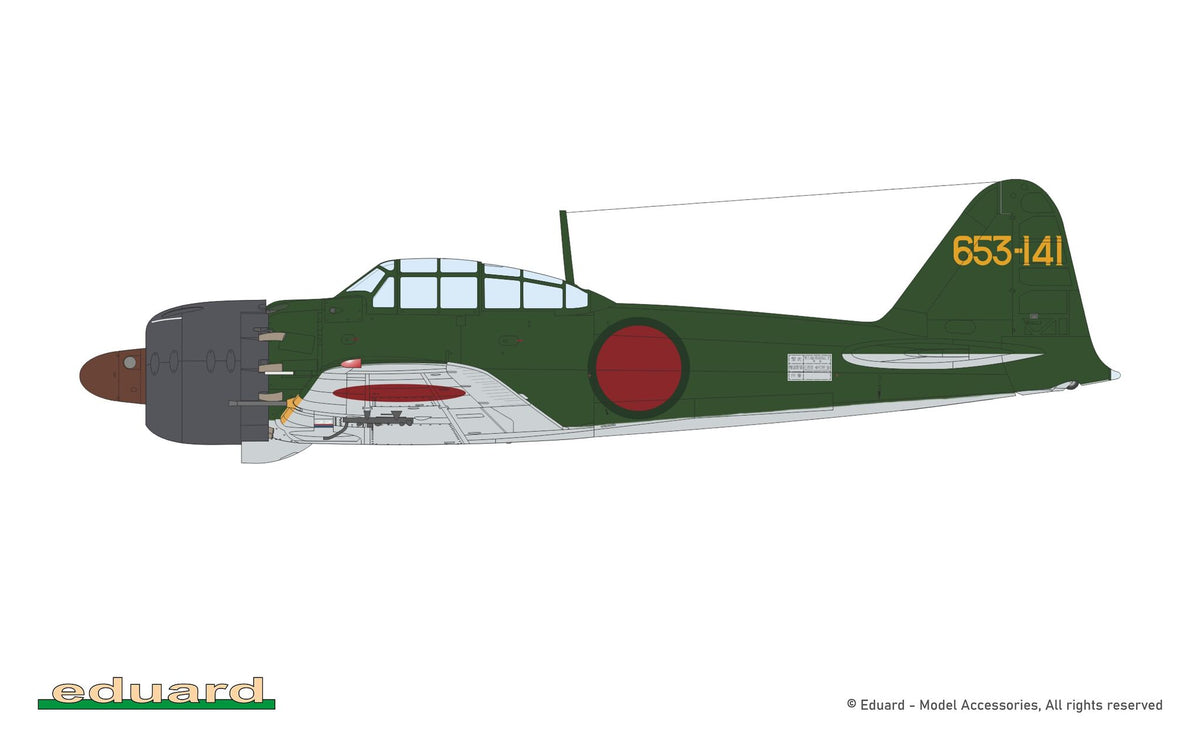 Eduard 84216 Mitsubishi A6M5 Zero Type 52a (Weekend Edition) 1/48 – imagen 3