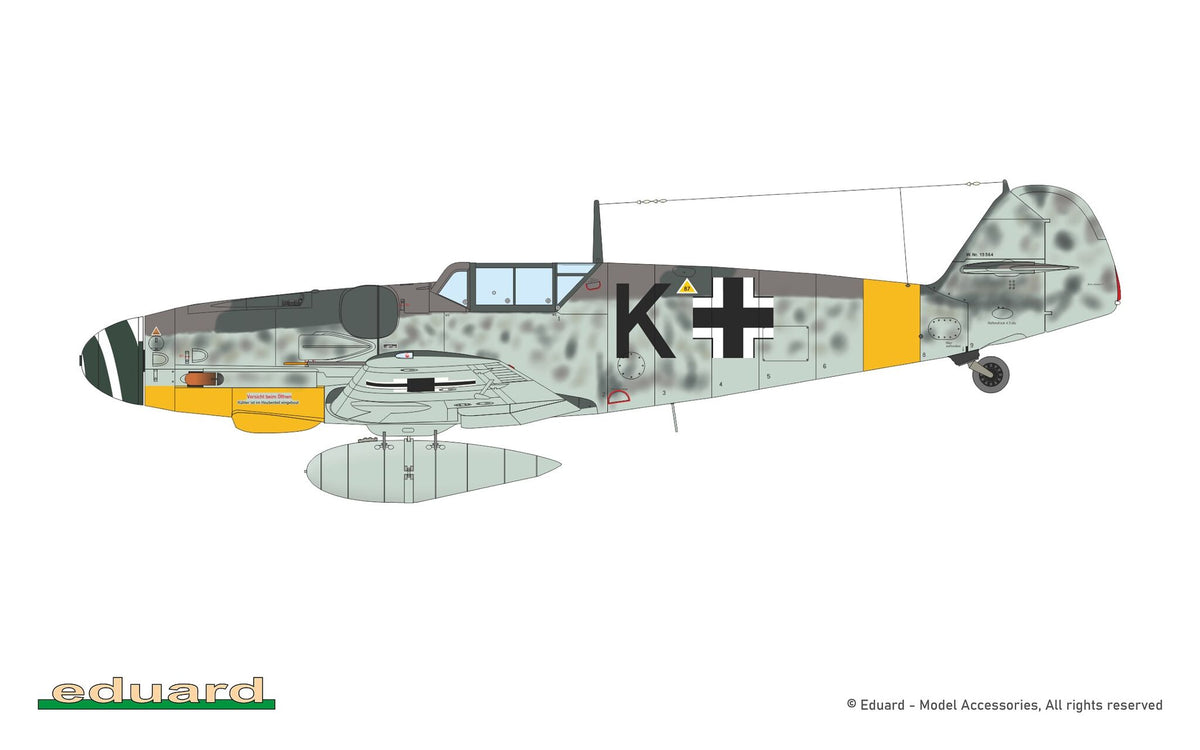 Eduard 70158 Messerschmitt Bf-109 G-5 (Profipack Edition) 1/72 – zdjęcie 8