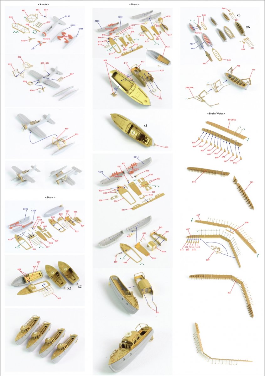 Pontos 35022F1 BISMARCK 1941 Detail Up Set 1/350 – immagine 13