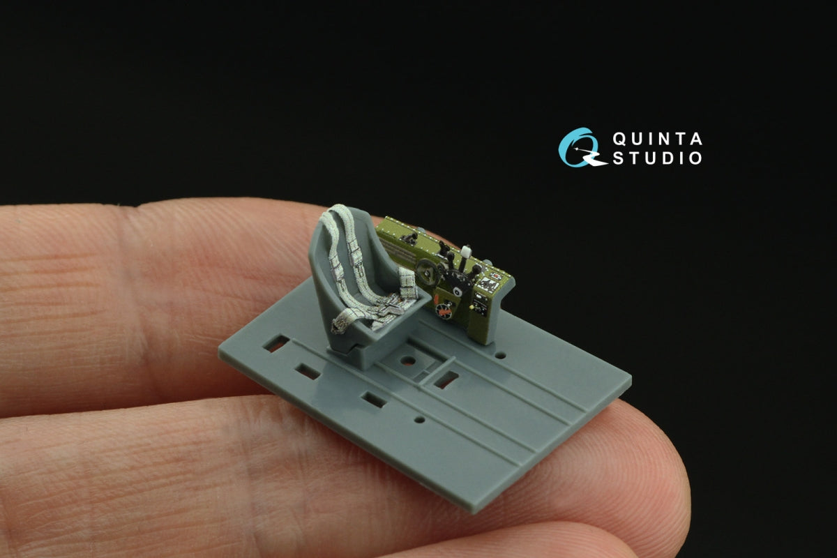 Quinta Studio QD72148 F6F-5 Hellcat 3D-Printed coloured Interior on decal paper (Eduard) 1/72 – imagen 6