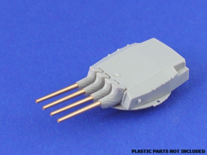Aber 1/700L-02 Set of 8 pcs 380 mm short barrels for turrets with antiblast covers ships Richelieu, Jean Bart 1/700 – image 2