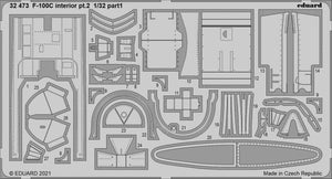 Eduard BIG33136 F-100C PARTIE I TROMPETTE 1/32 – image 2