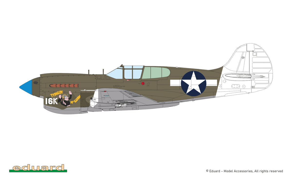 Eduard 82243 P-40K short tail 1/48 – zdjęcie 3