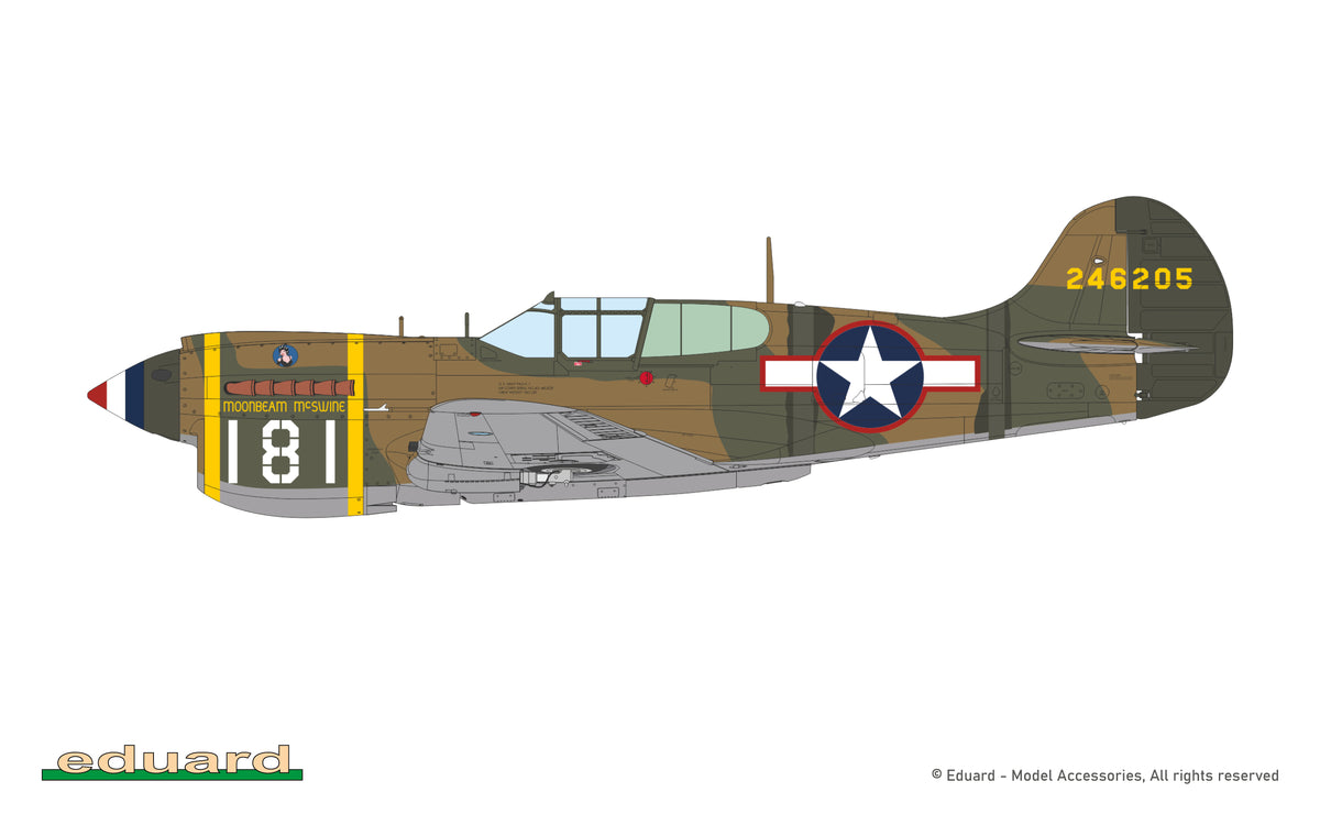 Eduard 82243 P-40K short tail 1/48 – zdjęcie 7