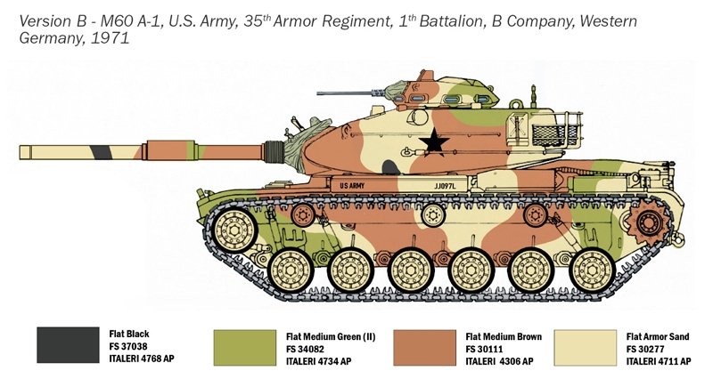 Italeri 7075 M60A1 1/72 – zdjęcie 6