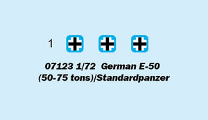 Trumpeter 07123 German E-50 Standardpanzer 1/72 – image 3