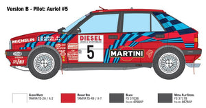 Italeri 4712 Lancia Delta HF Integrale Sanremo 1989 1/12 – Bild 9