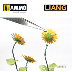 Liang 0101 Paper Sunflowers for Dioramas (laser+ 3D print parts) – imagen 4