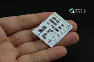 Quinta Studio QD48219 F-5E 3D-Printed &amp;amp; coloured Interior on decal paper (AFV club) 1/48 – imagen 4