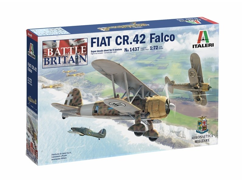 Italeri 1437 FIAT CR.42 FALCO Bataille d'Angleterre 80e anniversaire 1/72