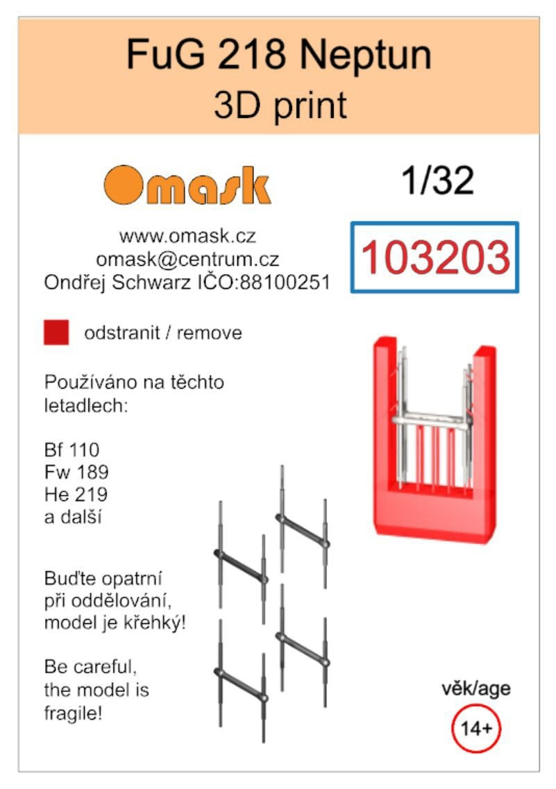 Omask 103203 FuG 218 Neptun (impression 3D) 1/32 – image 2