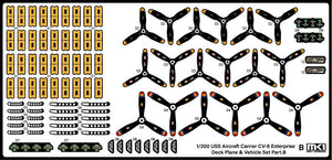 MK1 Design MS-20018 WW II USS DECK PLANE SET for CV-6 Enterprise 1/200 – Bild 5