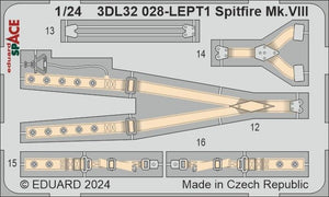 Eduard 3DL32028 Spitfire Mk.VIII SPACE AIRFIX 1/24 – image 4