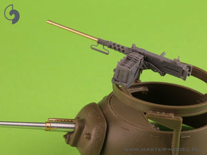Master GM-35-073 Browning M2HB .50 cal (12,7mm) - do montażu na pierścieniu M49 (karetka D40721 / kołyska D40733 / skrzynka D40731 lub D90078) 1/35 – imagen 10