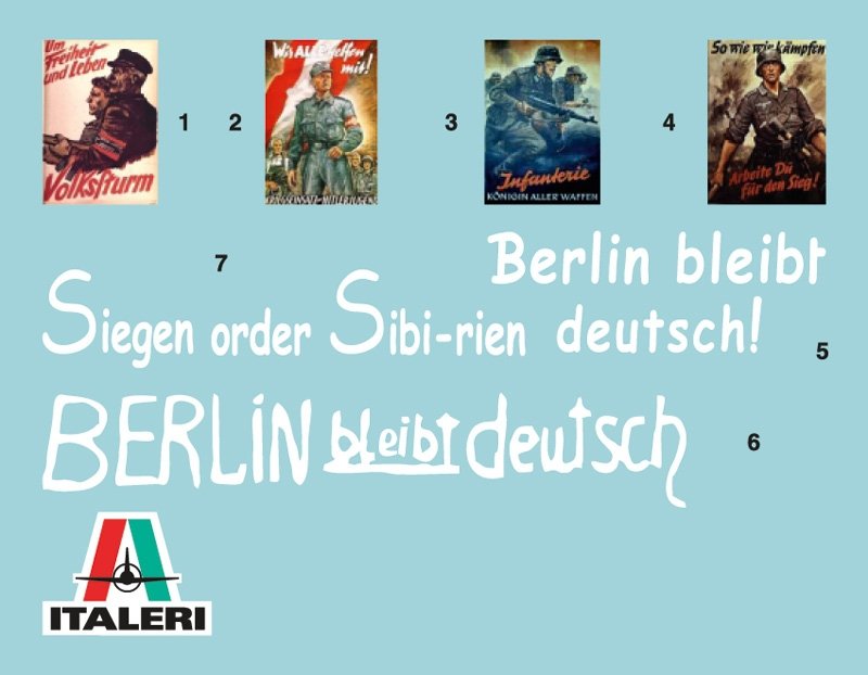 Italeri 6112 BATTLE of BERLIN Diorama Set 1/72 – zdjęcie 2