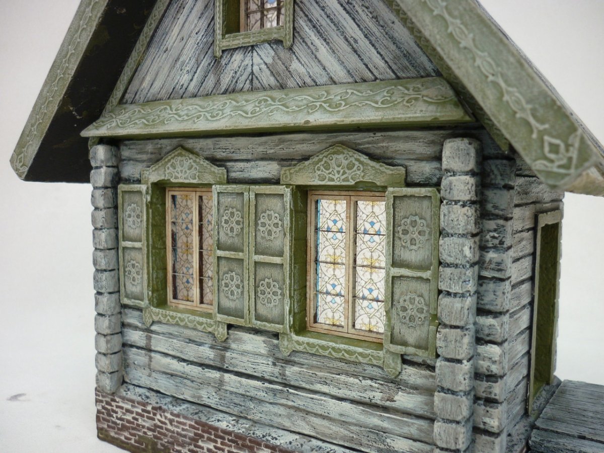 RT-Diorama 35220 Russian Farmhouse 1/35 – zdjęcie 4