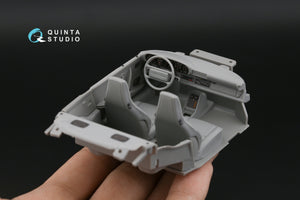 Quinta Studio QD24005 Porsche 911 Carrera 3.2 3D-Printed &amp;amp; coloured Interior on decal paper (Revell) 1/24 – immagine 12