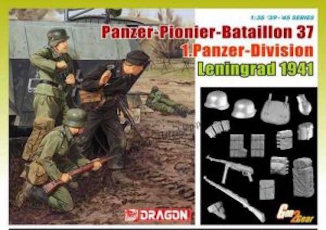 Dragon 6651 Panzer-Pionier-Bataillon 37, 1.Panzer-Division, Leningrad 1941 1/35