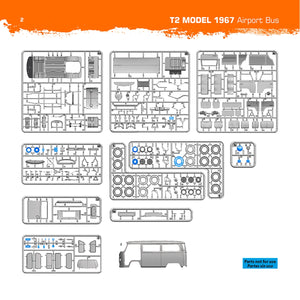AK Interactive AK35033 T2 MODEL 1967 AIRPORT BUS 1/35 – imagen 12