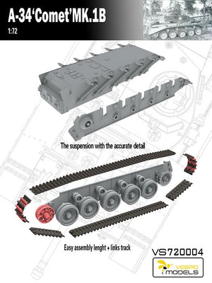 Vespid Models VS720004 A-34 Comet MK.1B 1/72 – imagen 2