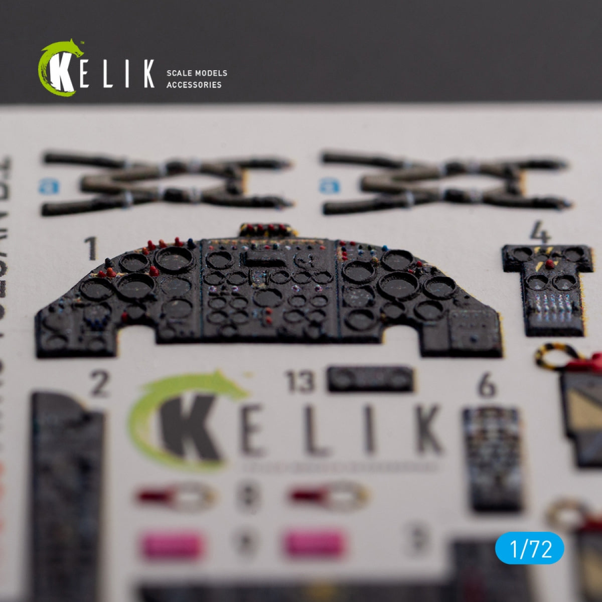 KELIK K72135 AVRO VULCAN B.2 Front cockpit - interior 3D decals for Airfix kit 1/72 – immagine 6