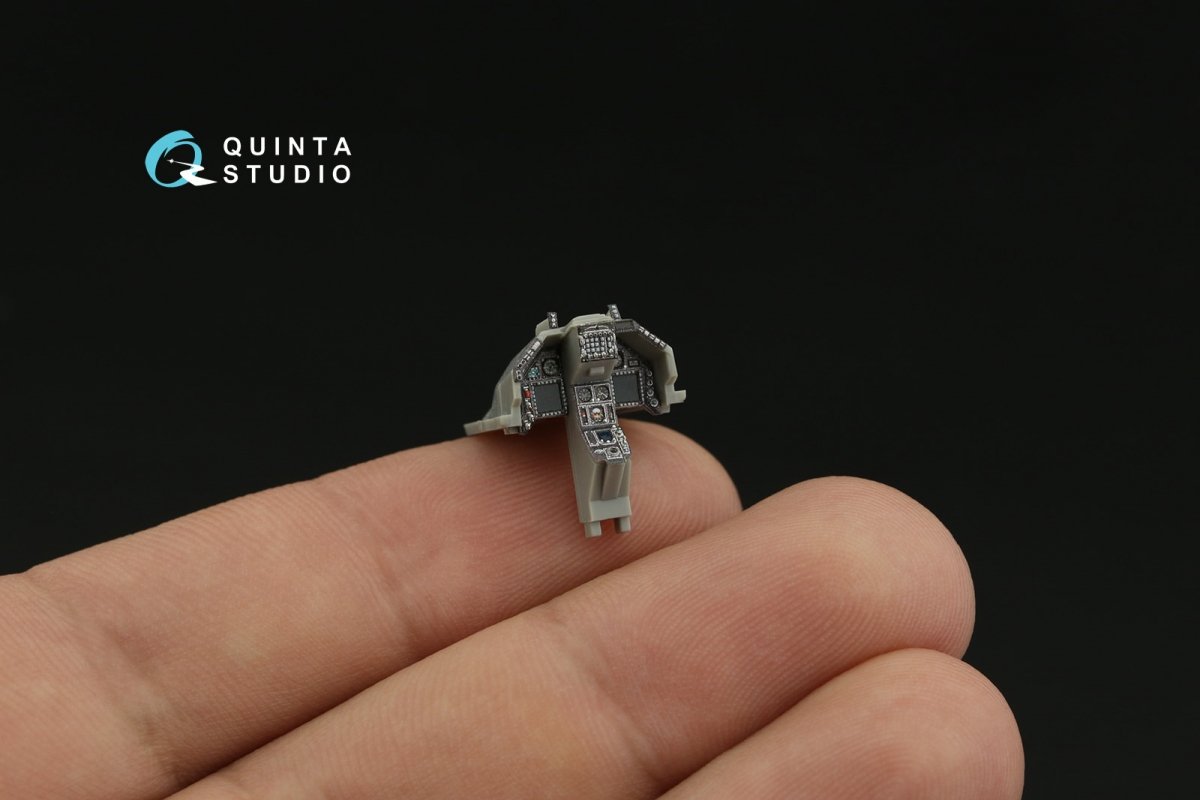 Quinta Studio QDS-48388 F-16A MLU 3D-Printed &amp;amp; coloured Interior on decal paper (Kinetic) (Small version) 1/48 – imagen 6