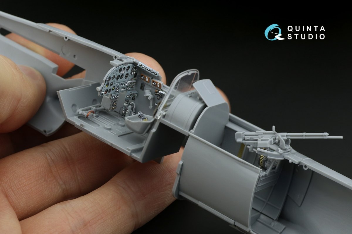 Quinta Studio QD48236 IL-2 1943 (two-seat) 3D-Printed &amp;amp; coloured Interior on decal paper (for Zvezda kit) 1/48 – Bild 9