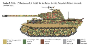 Italeri 0270 SD.KFZ. 171 PANTHER AUSF. A 1/35 – imagen 8