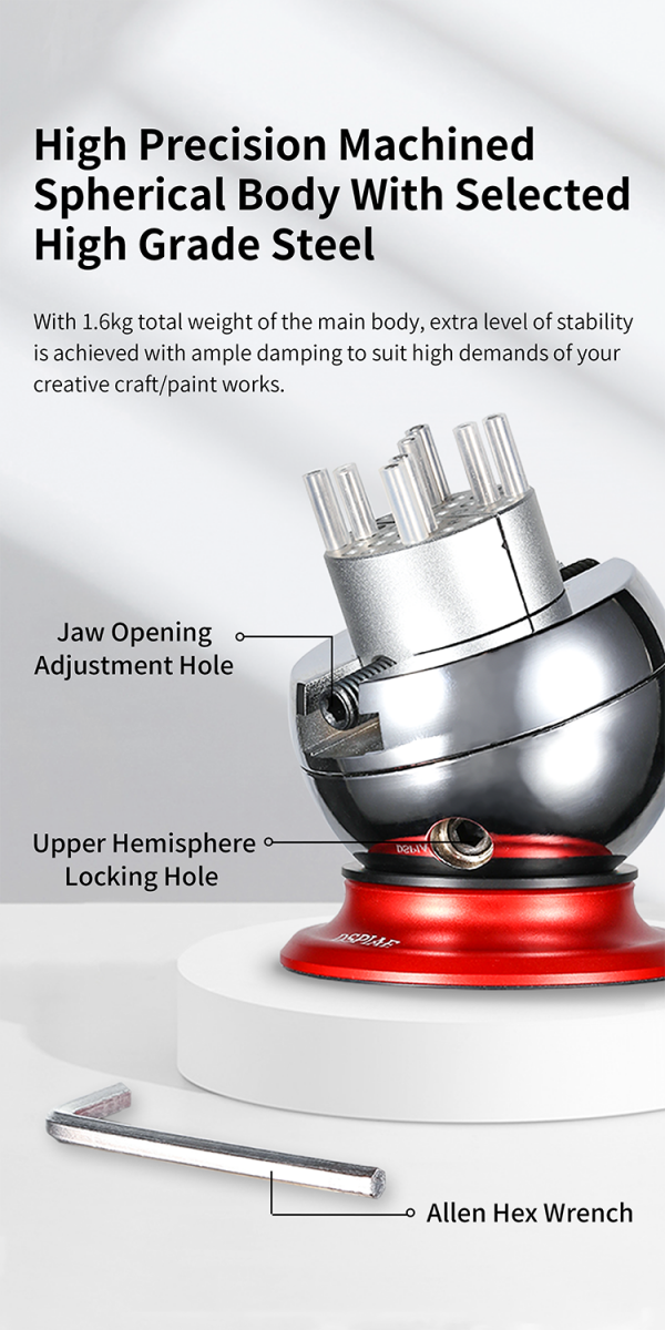 DSPIAE AT-SV Omnidirectional Spherical Vise – Bild 7