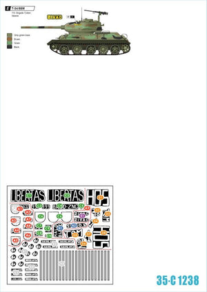 Star Decals 35-C1238 Domovinski Rat / Homeland War 1991-95. T-34/85M 1/35 – imagen 2
