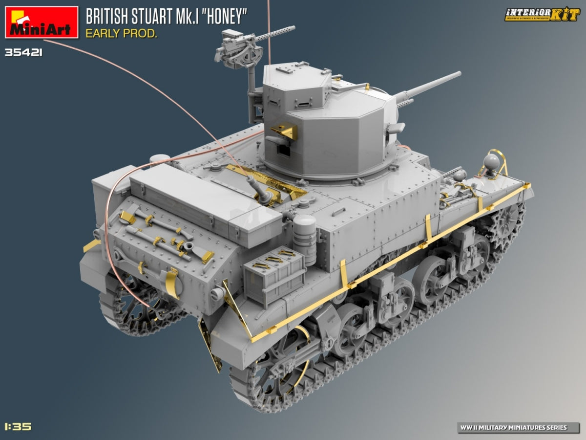 MiniArt 35421 BRITISH STUART MK.I HONEY EARLY PROD. INTERIOR KIT 1/35 – imagen 3