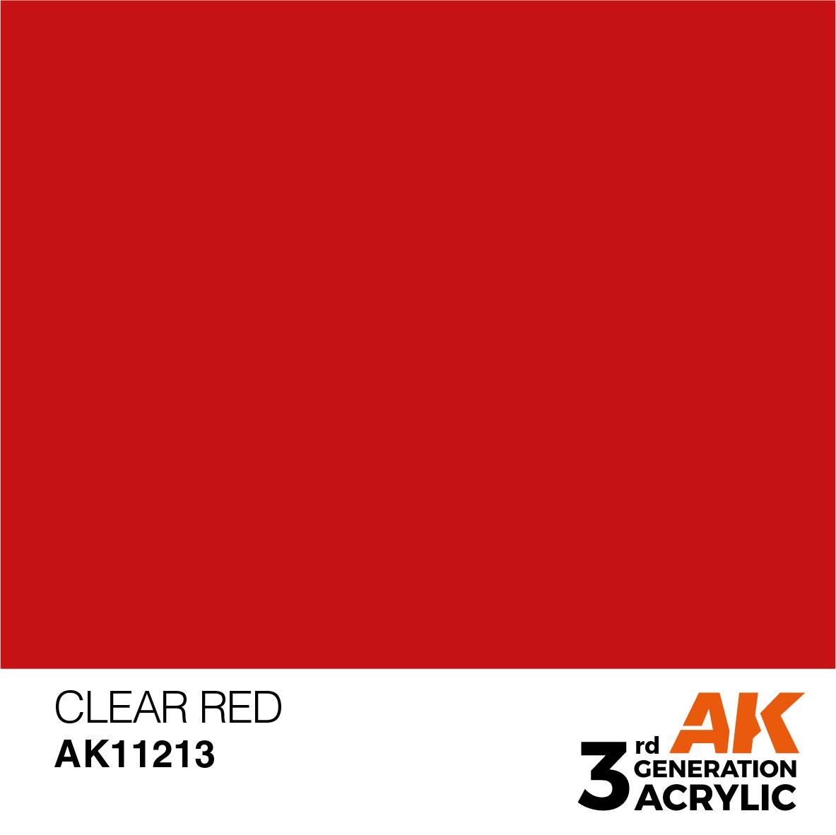 AK Interactive AK11213 CLEAR RED – STANDARD 17ml