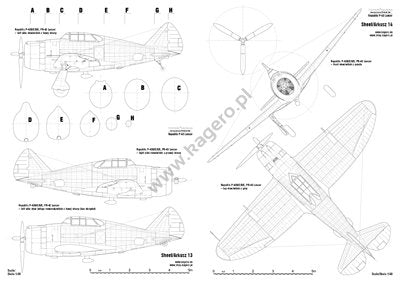 Kagero 7122 Republic P-43 Lancer EN/PL – Bild 5