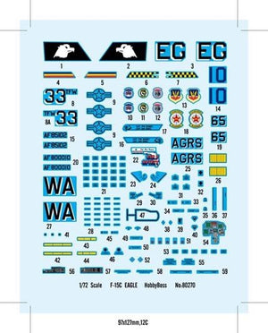 Hobby Boss 80270 F-15C Eagle Fighter 1/72 – zdjęcie 3